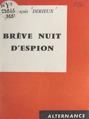 cover image of Brève nuit d'espion